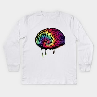 Brain Trip Kids Long Sleeve T-Shirt
